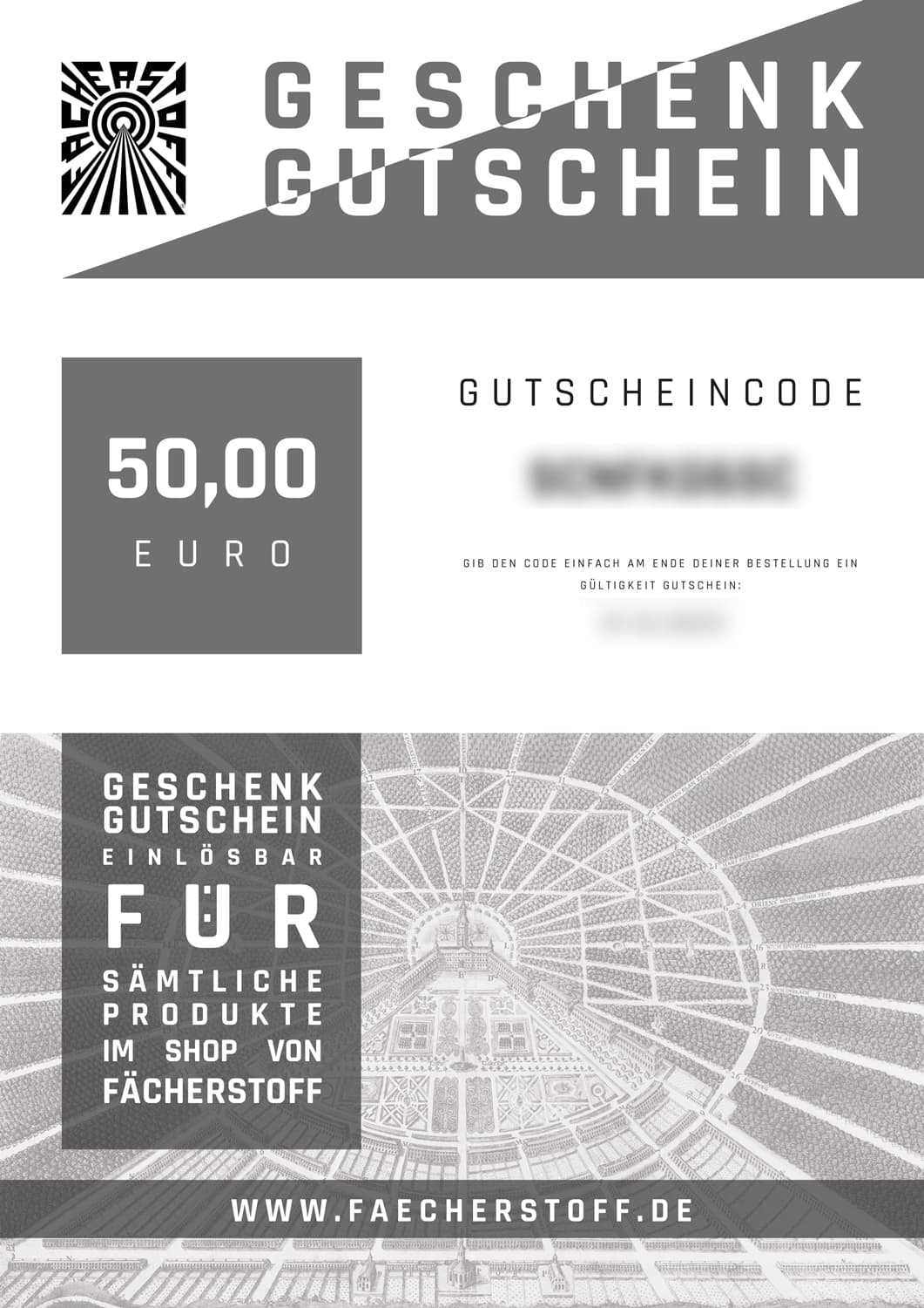 50 Euro Geschenk Gutschein